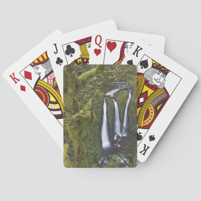 Triple Falls, Columbia River Gorge Playing Cards (Back)