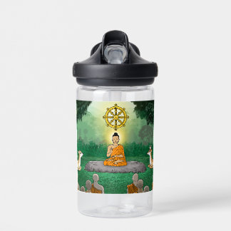 Triple Gems: Buddha, Dharma, Sangha Water Bottle
