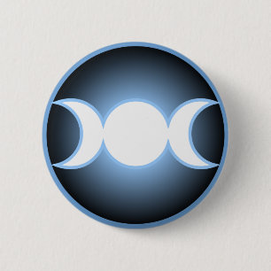 Triple Goddess 6 Cm Round Badge