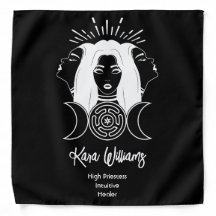 Triple Goddess Hecate Black & White Wicca Healer