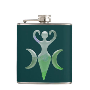 Triple Goddess Hip Flask