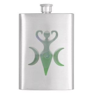 Triple Goddess Hip Flask