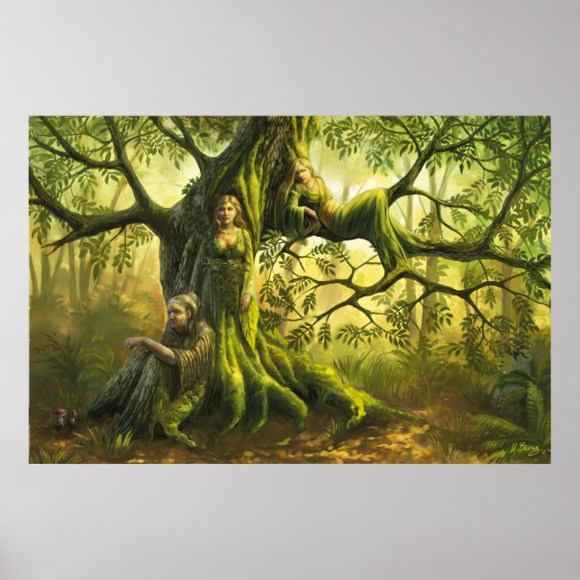Triple Goddess poster 24"x36" (Front)