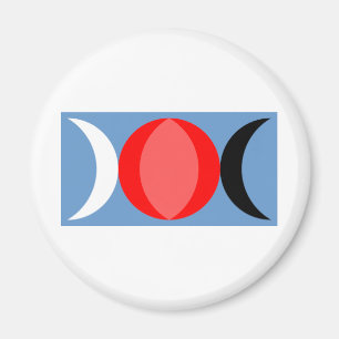 Triple Goddess symbol Magnet