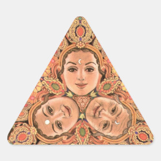 Triple Goddess Triangle Sticker