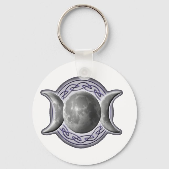 Triple_Goddess w/o Pentagram Key Ring (Front)