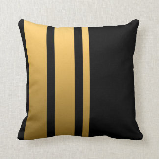 Triple Gold Stripe Cushion