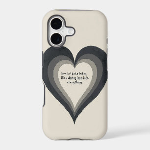 Triple Heart Layers – Bold Love Statement iPhone C