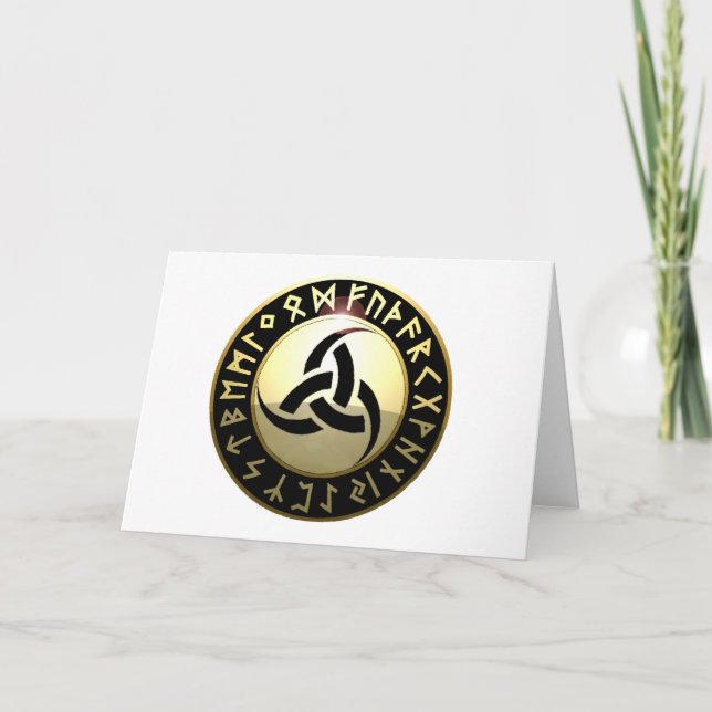 Triple Horn of Odin Card (Front)