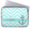 Triple Monogrammed Anchor & Blue Zigzags