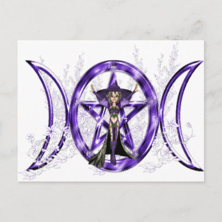 Triple Moon Elf Postcard