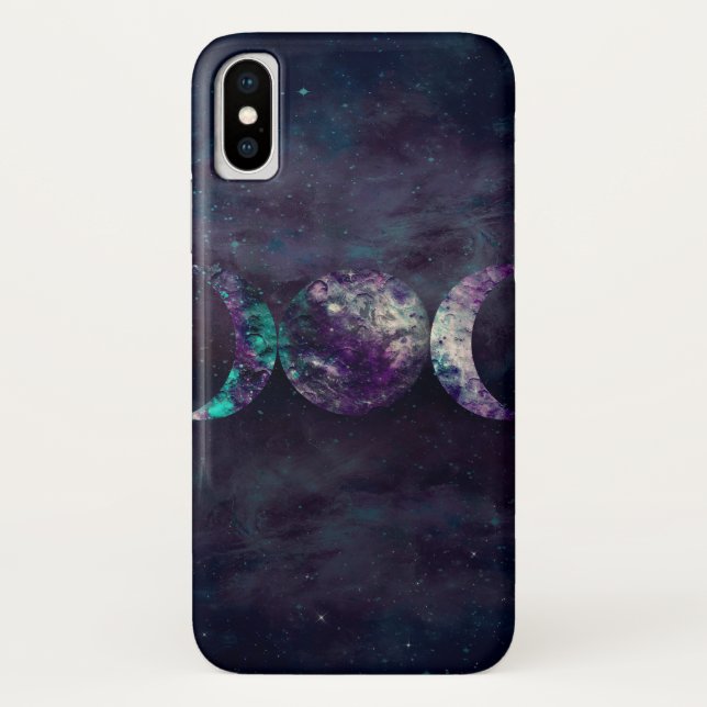 Triple Moon Goddess Luna Universe Case-Mate iPhone Case (Back)