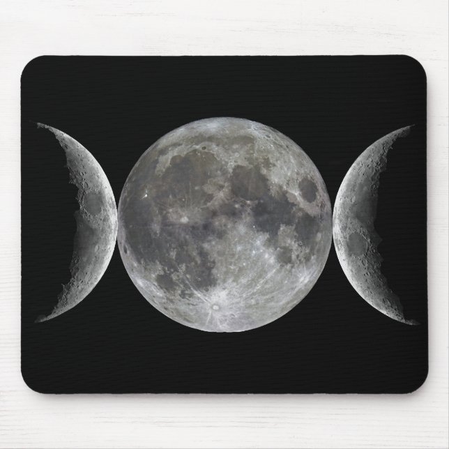 Triple Moon Goddess Mouse Pad (Front)