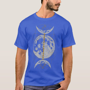 Triple Moon  Gothic Witch Wicca Witchcraft Occult  T-Shirt