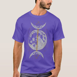 Triple Moon - Gothic Witch Wicca Witchcraft Occult T-Shirt