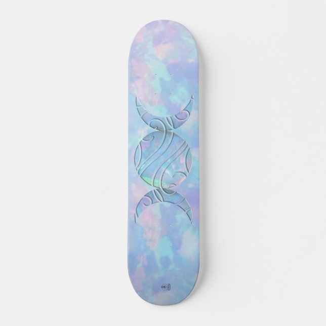 Triple Moon Opal Skateboard (Front)