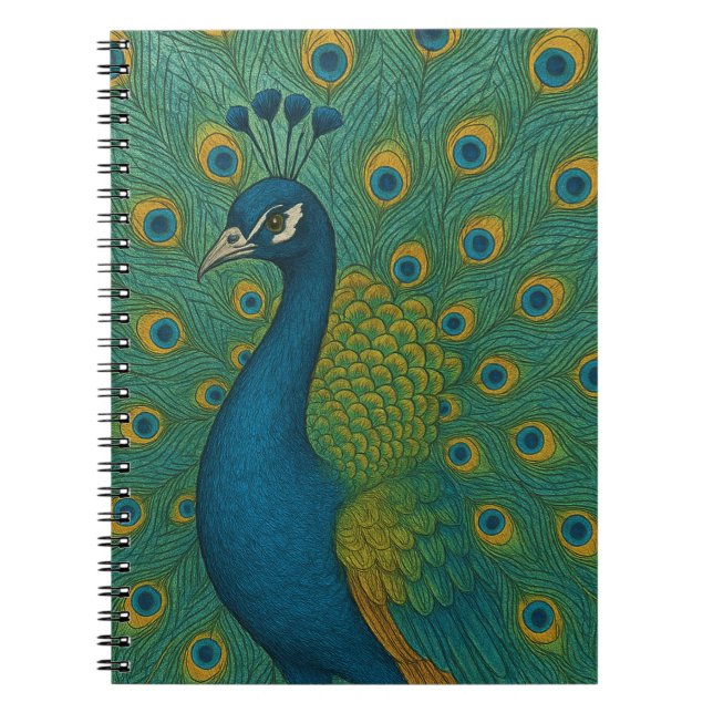 Triple Moon Symbol Moonflowers                     Notebook (Front)