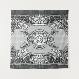 Triple Moon - Triple Goddess Ornament Tapestry
