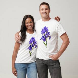 Triple Purple Iris T-Shirt
