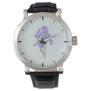 Triple Purple Iris Watch