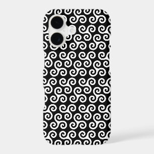 Triple Spiral Celtic triskele Symbol Seamless