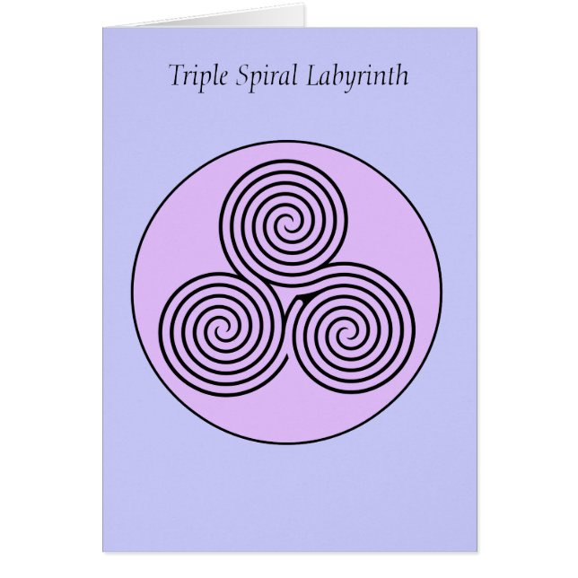 Triple Spiral Labyrinth (Front)