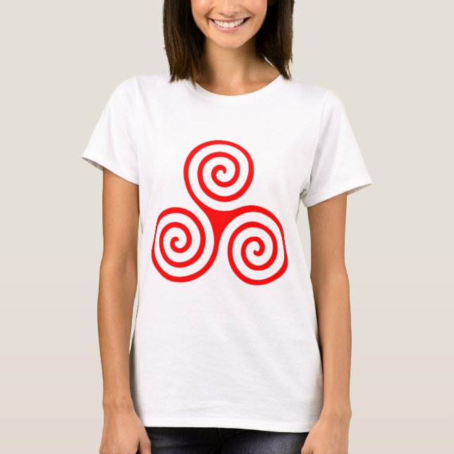 Triple Spiral T-Shirt (Front)