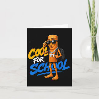 Triple T Tung Sahur Back To School Meme Kids Funny Card