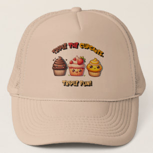 Triple the Cookies, Triple Fun! Trucker Hat