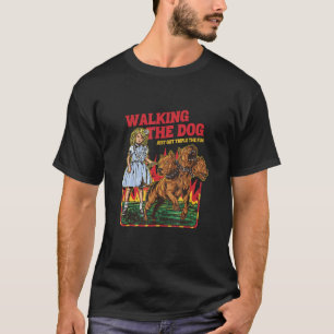 Triple the Fun Dog Walking Show Off Your Pups and  T-Shirt