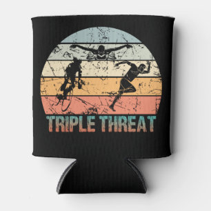 Triple Threat - Triathlon Athlete Can Cooler