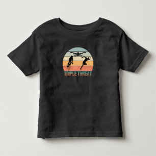 Triple Threat - Triathlon Sunset Toddler T-Shirt