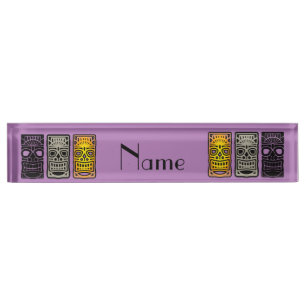 Triple Tiki Sculptures Thunder_Cove Nameplate