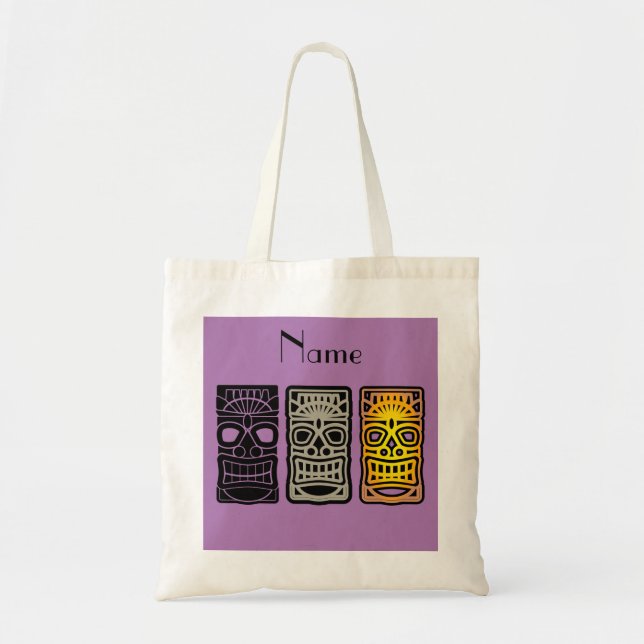 Triple Tiki Sculptures Thunder_Cove Tote Bag (Front)