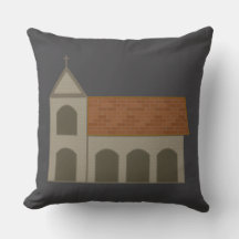 Triple Tree Saxon Church Cushion