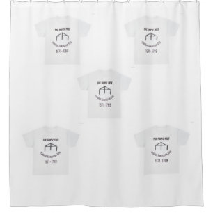 Triple Tree Tee Shower Curtain
