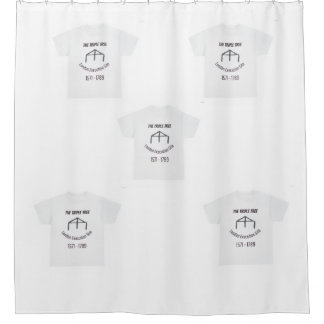 Triple Tree Tee Shower Curtain