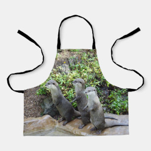 **"Triple Trouble: The Adventures of Otter Triplet Apron