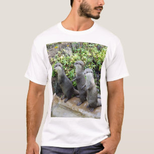 **"Triple Trouble: The Adventures of Otter Triplet T-Shirt
