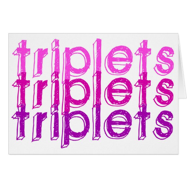 Triplet Girls (Front Horizontal)