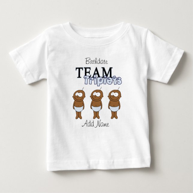 Triplets Baby T-Shirt (Front)