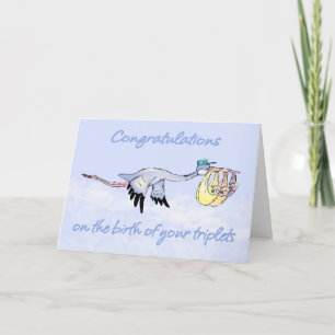 Triplets, Congratulations Birth Of Triplets - Thre Card
