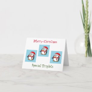 **TRIPLET'S MERRY CHRISTMAS CARD** CARD