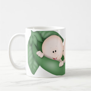 TRIPLETS PEAS IN A POD Baby Shower Coffee Mug Cup