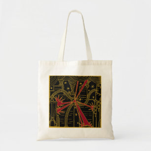 Tripod Attacks Art Deco Tote Bag