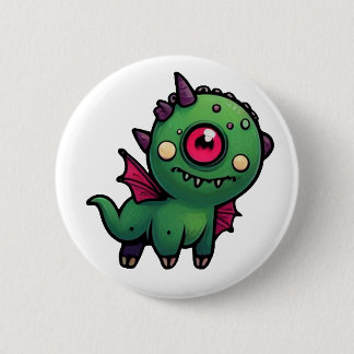 Tripod the Misfit Monster Button – Quirky One-Eye