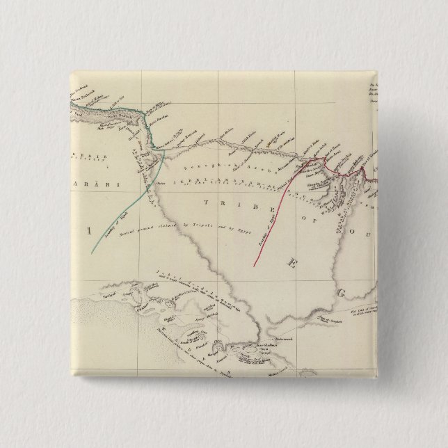 Tripoli, Egypt 15 Cm Square Badge (Front)