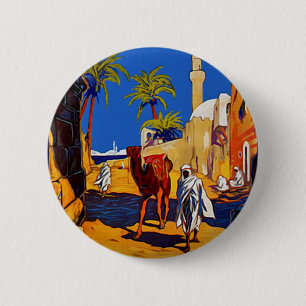 Tripoli - Libia (Libya) 6 Cm Round Badge
