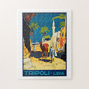 Tripoli Libia Libya Africa Vintage Travel Jigsaw Puzzle
