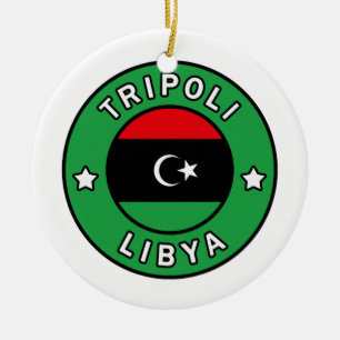Tripoli Libya Ceramic Ornament